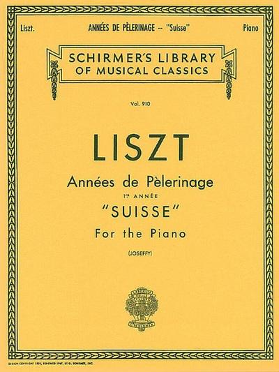 Annee de Pelerinage - Book 1: Suisse