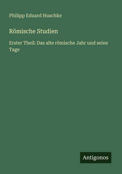 Römische Studien