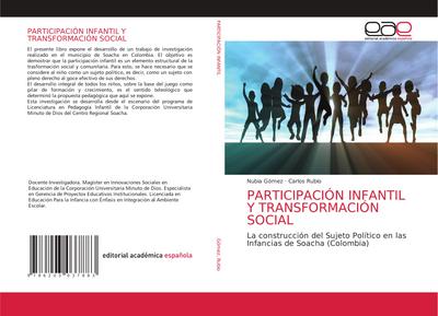 PARTICIPACIÓN INFANTIL Y TRANSFORMACIÓN SOCIAL