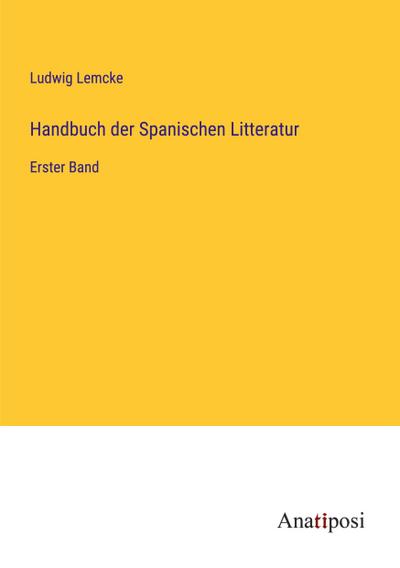 Handbuch der Spanischen Litteratur