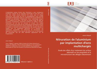 Nitruration de l’’aluminium par implantation d’’ions multichargés