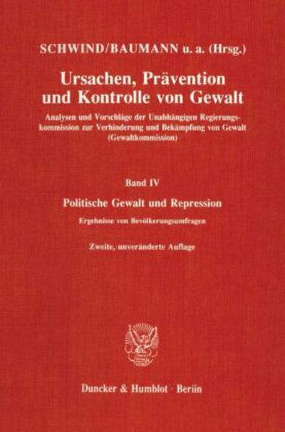 Ursachen, Prävention und Kontrolle von Gewalt Ursachen, Prävention und Kontrolle von Gewalt.