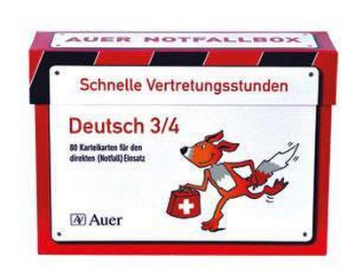 Schnelle Vertretungsstunden Deutsch 3./4.
