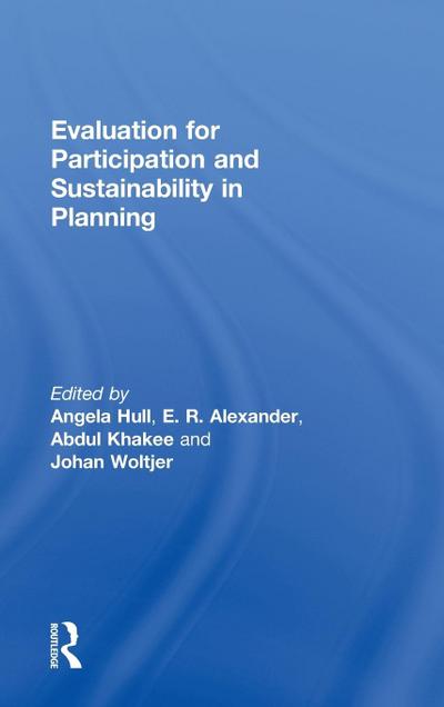 Evaluation for Participation and Sustainability in Planning
