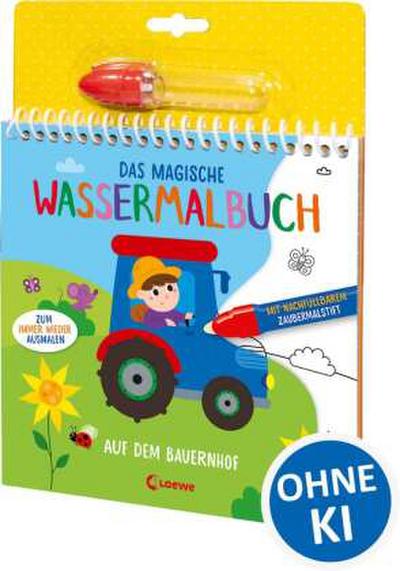 Das magische Wassermalbuch - Auf dem Bauernhof