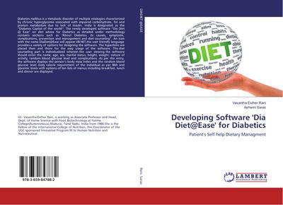 Developing Software ’Dia Diet@Ease’ for Diabetics
