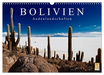 Bolivien Andenlandschaften (Wandkalender 2024 DIN A3 quer), CALVENDO Monatskalender