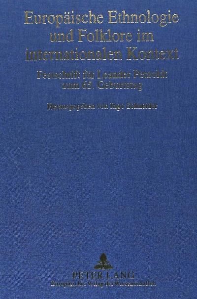 Europäische Ethnologie und Folklore im internationalen Kontext