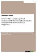 Review of the Current Legal and Institutional Mech