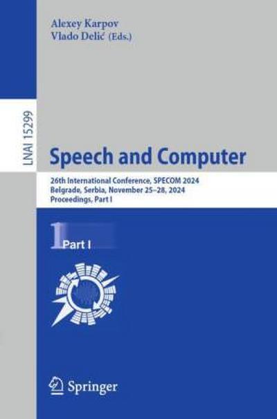 Speech and Computer