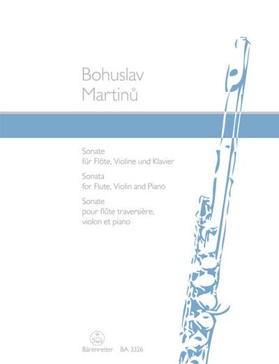 Sonatefür Flöte, Violine und Klavier (1936)