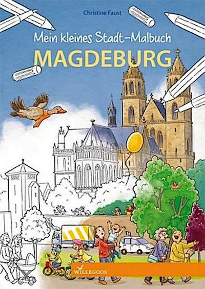 Mein kleines Stadt-Malbuch Magdeburg
