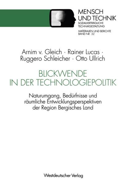 Blickwende in der Technologiepolitik