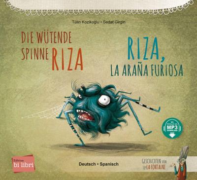 Die wütende Spinne Riza (Deutsch-Spanisch)
