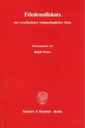 Friedensdiskurs aus verschiedener weltanschauliche