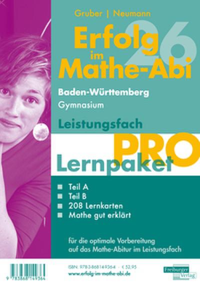 Erfolg im Mathe-Abi 2026 Lernpaket Leistungsfach ’Pro’ Baden-Württemberg Gymnasium