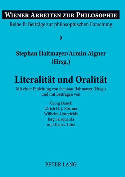 Literalität und Oralität