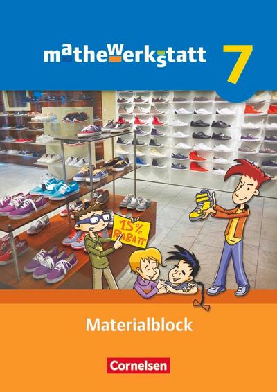 mathewerkstatt 7. Schuljahr. Materialblock. Mittlerer Schulabschluss - Allgemeine Ausgabe
