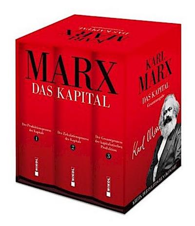 Karl Marx: Das Kapital (Vollständige Gesamtausgabe), 3 Teile