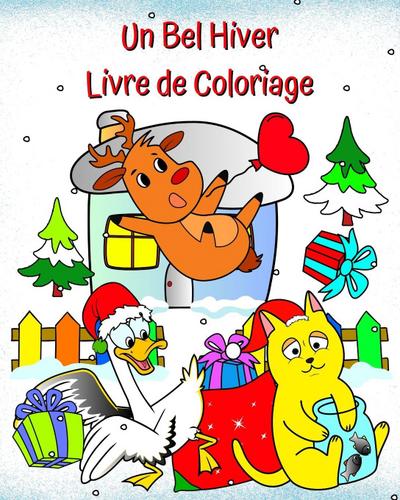 Un Bel Hiver Livre de Coloriage