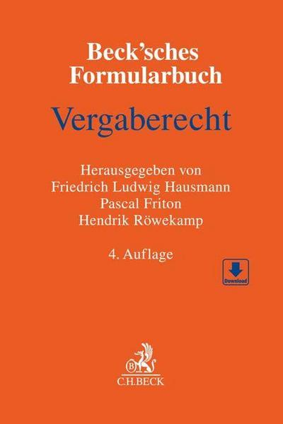Beck’sches Formularbuch Vergaberecht