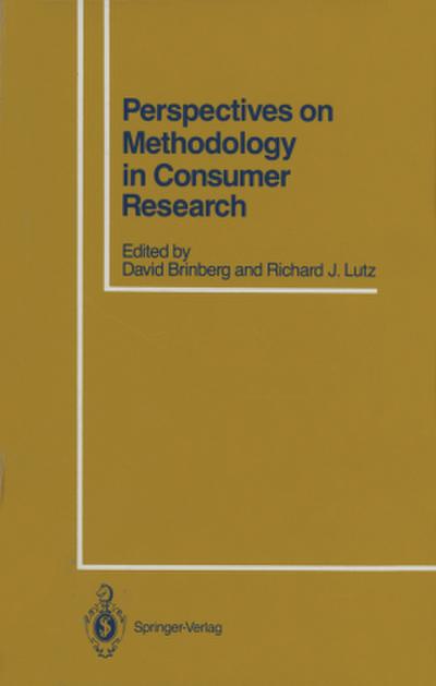 Perspectives on Methodology in Consumer Research
