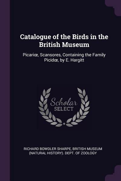 Catalogue of the Birds in the British Museum
