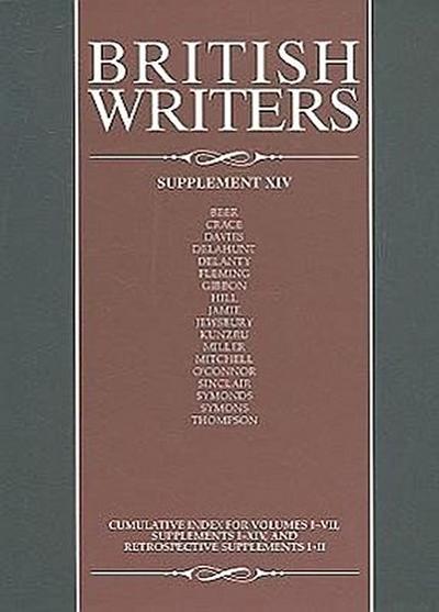 British Writers, Supplement XIV