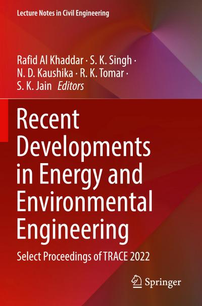 Recent Developments in Energy and Environmental Engineering