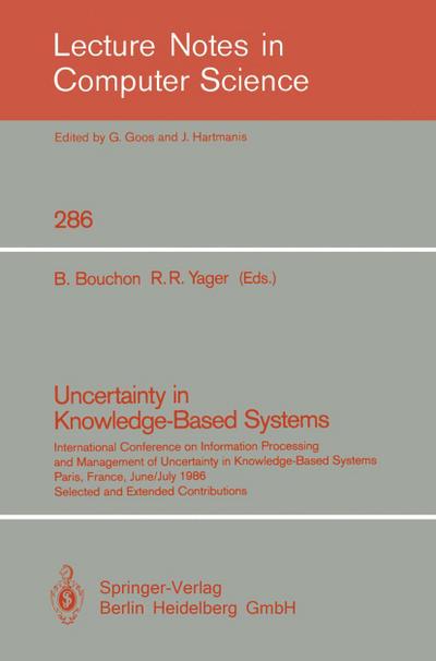 Uncertainty in Knowledge-Based Systems