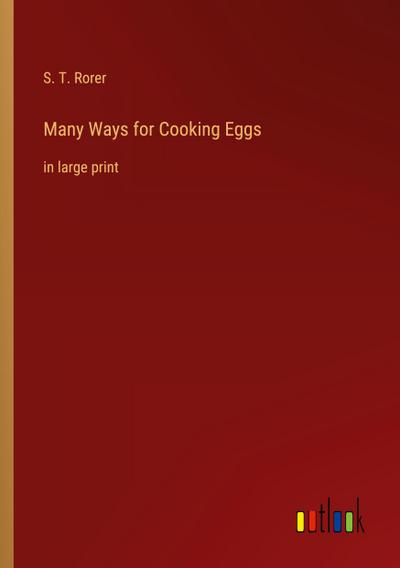 Many Ways for Cooking Eggs
