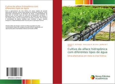 Cultivo da alface hidropônica com diferentes tipos de água