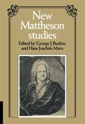 New Mattheson Studies