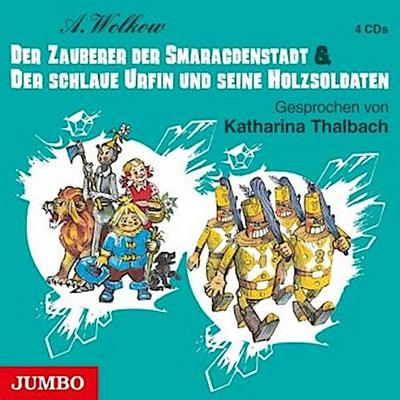 Der Zauberer der Smaragdenstadt & Der schlaue Urfin und seine Holzsoldaten, 4 Audio-CDs