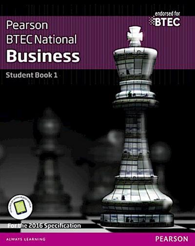 BTEC Nationals Business Student Book 1 + Activebook, m. 1 Beilage, m. 1 Online-Zugang