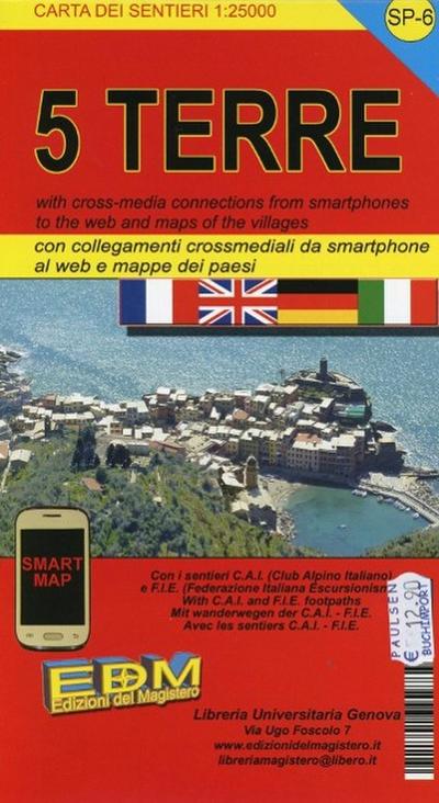 EDM Wanderkarte 5 Terre