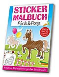 Sticker-Malbuch - Pferde & Ponys
