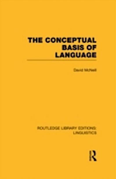 Conceptual Basis of Language (RLE Linguistics A: General Linguistics)