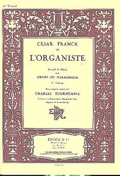 L’organiste vol.1pour orgue (harmonium)