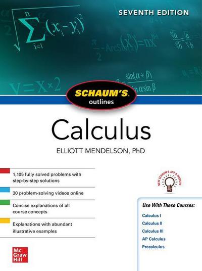 Schaum’s Outline of Calculus, Seventh Edition