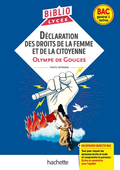 BiblioLycée - Déclaration des droits de la femme et de la citoyenne, de Gouges - BAC 2024