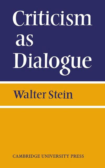 Criticism as Dialogue