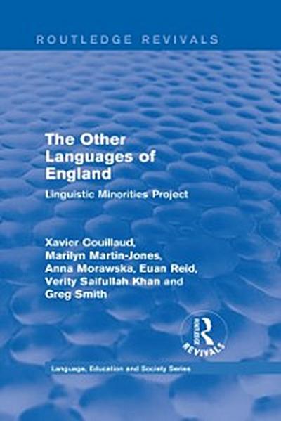 Routledge Revivals: The Other Languages of England (1985)