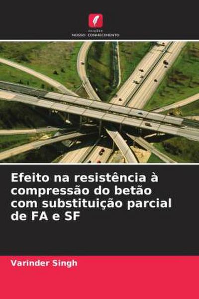 Efeito na resistência à compressão do betão com substituição parcial de FA e SF