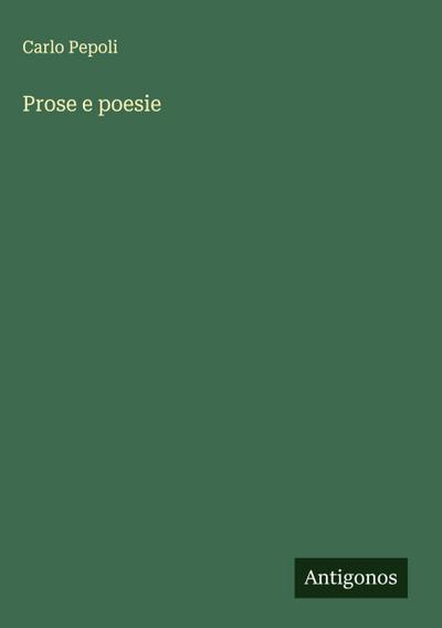 Prose e poesie