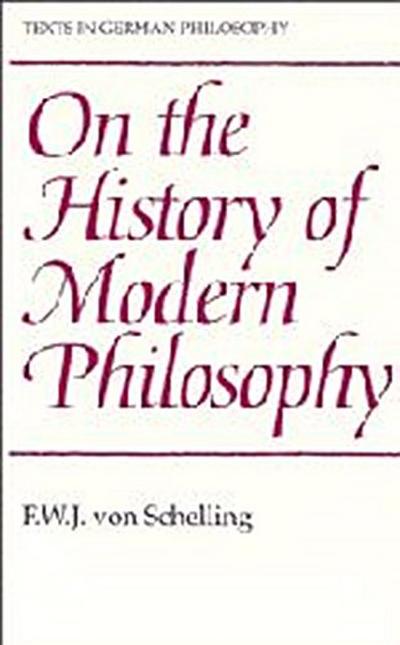 On the History of Modern Philosophy