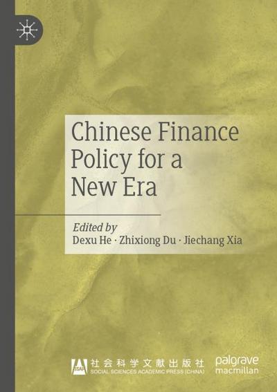 Chinese Finance Policy for a New Era