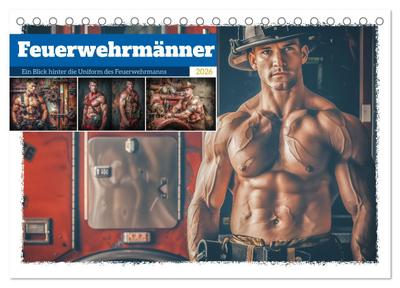 Feuerwehrmänner (Tischkalender 2026 DIN A5 quer), CALVENDO Monatskalender