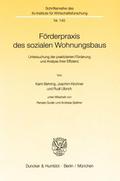 Förderpraxis des sozialen Wohnungsbaus.