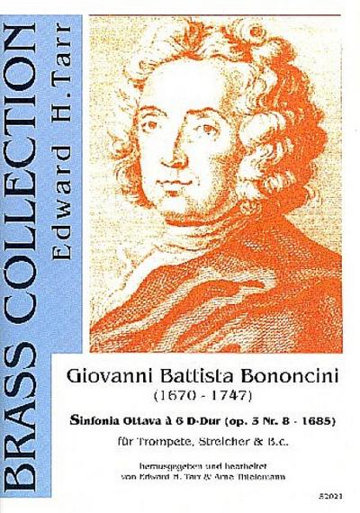 Sinfonia ottava à 6 D-Dur op.3,8für Trompete, Streicher und Bc